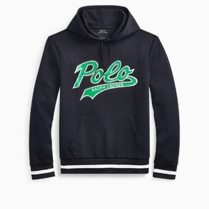 Metallic-trimmed Logo Polo Hoodie